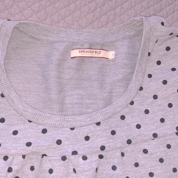 Polka Dot Sweater Springfield Medium - Picture 3 of 4